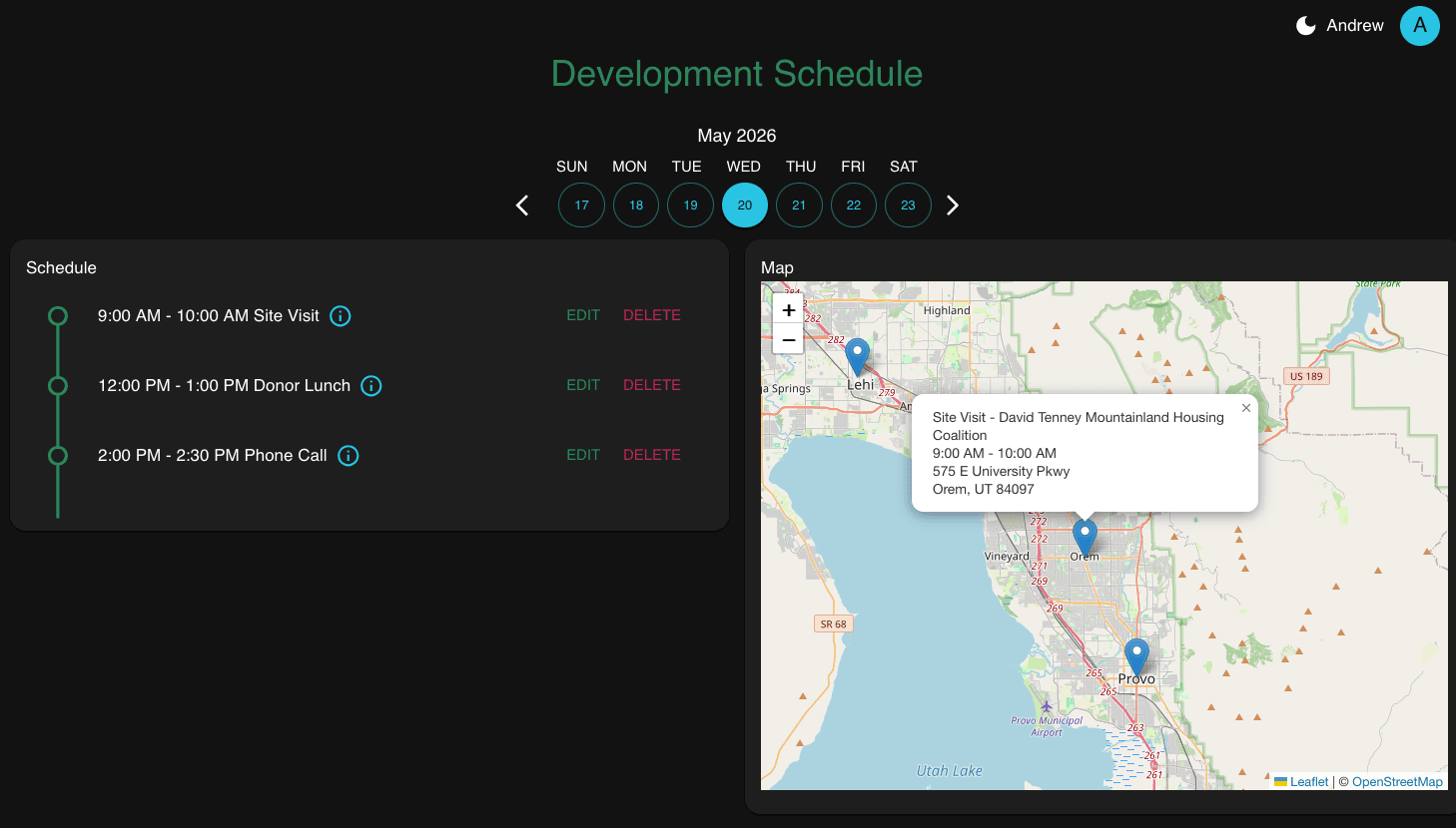 Developments